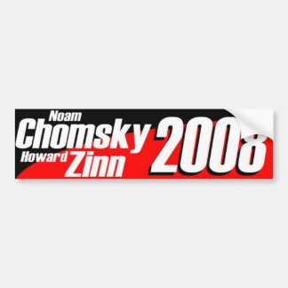 Chomsky \ Zinn 2008 Bildekal