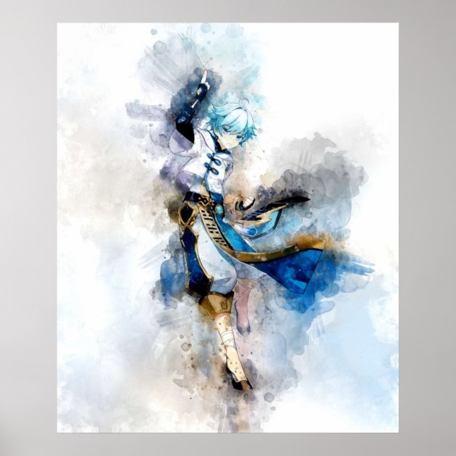 Chongyun Genshin Impact Poster (Framsidan)