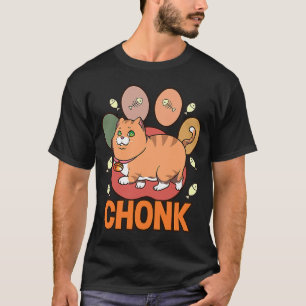 Chonk Ca Chonky Boy Girls Boys-Tjock Kattmedlemska T Shirt