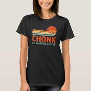 Chonk Ca Meme Retro Stil Vintage Cats Memores T Shirt