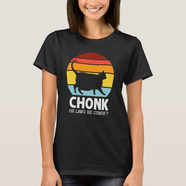 Chonk Cat Cat Mamma Kvinnor T Shirt (Framsida)