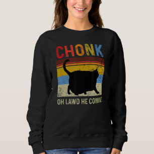 Chonk Cat Meme Funny Retro Stil Vintage Cat T Shirt