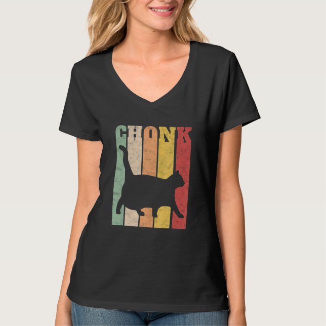 Chonk- kassemonte Chonky Chonk-notor T Shirt (Framsida)