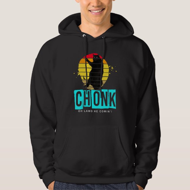 Chonk  Kat-medlems Hoodie (Framsida)