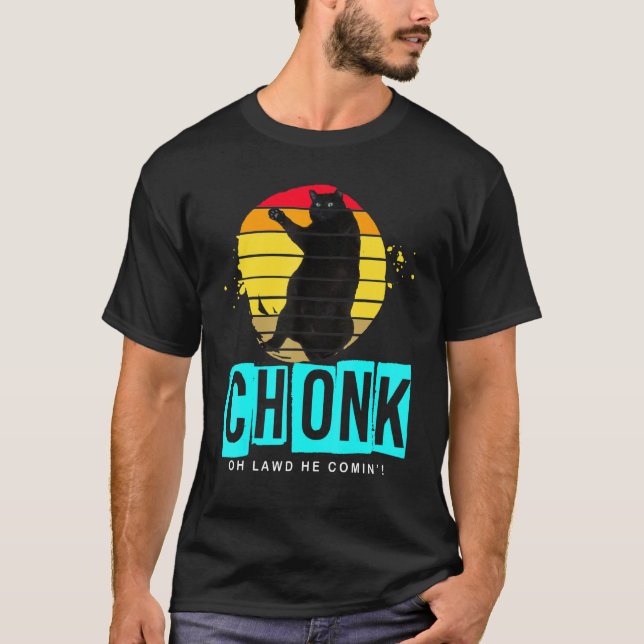 Chonk  Kat-medlems T Shirt (Framsida)