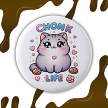 CHONK LIFE CAT - Kawaii Stil Cute Cat