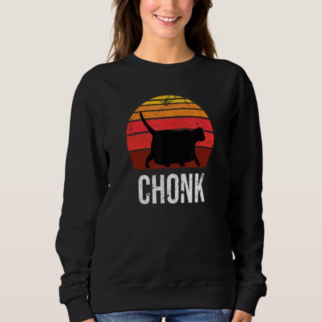 Chonker Meme Inspired Tjock Cat Meme som är relate T Shirt (Framsida)