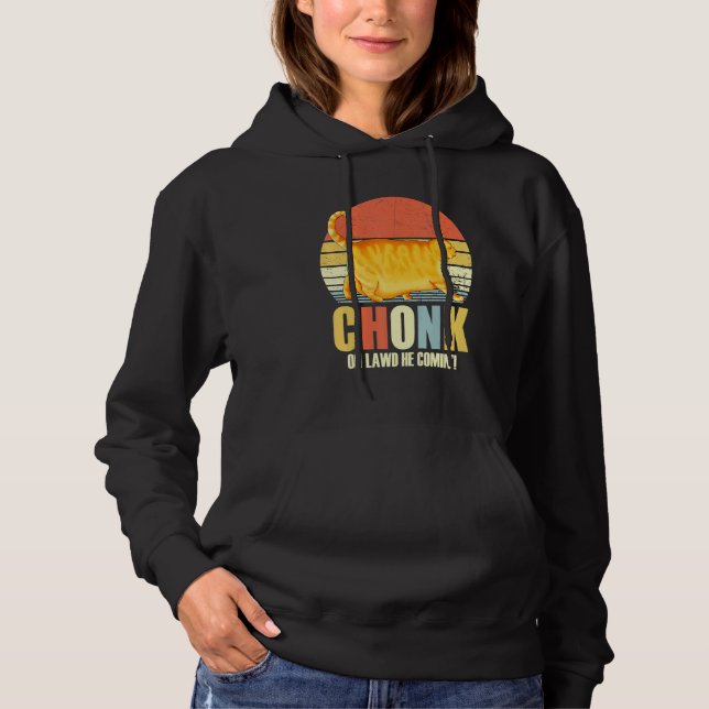 Chonker Tjock Cat Chonky Meme T Shirt (Framsida)