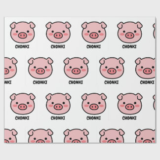 Chonki The Lazy Pig - Cute Chonkibao Face Presentpapper