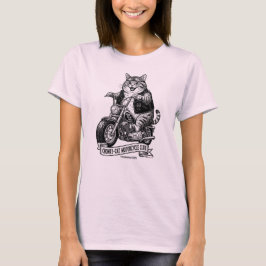 Chonky-Cat Motorcykelklubb T Shirt