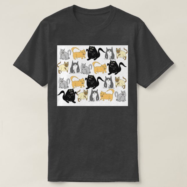 Chonky Cats T Shirt (Design framsida)