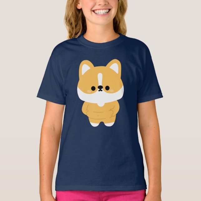 Chonky Corgi T Shirt (Framsida)