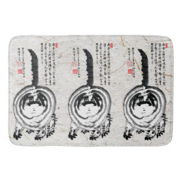 Chonky Stripe Japanska Tabby katt Badrumsmatta