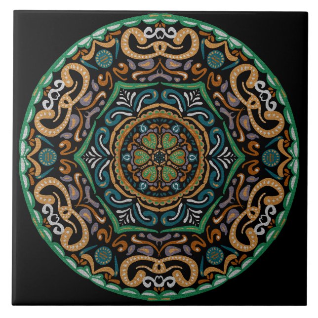 Chons Da Mandala Kakelplatta (Framsidan)
