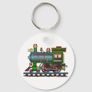 Choo Choo för tågångamotor nyckelringar