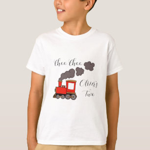 Choo Choo I är Två röda tåg-födelsedag T Shirt