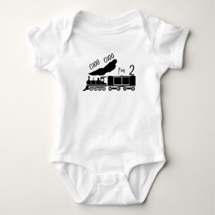 Choo Choo, jag är 2:a födelsedagspojken Småbarn T- T Shirt