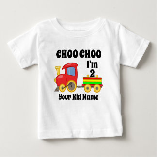 Choo Choo, jag är 2 år gammal Tåg Barns födelsedag T Shirt