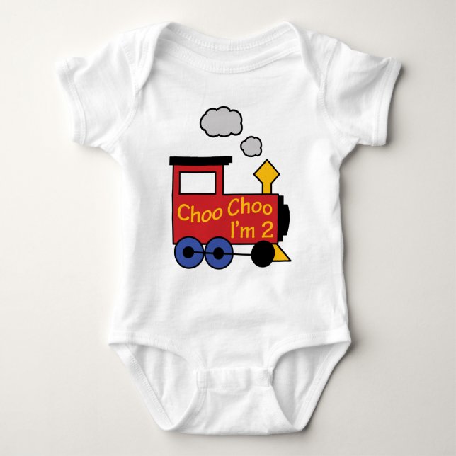 Choo Choo, jag är två T Shirt (Framsida)
