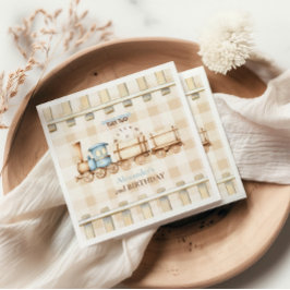 Choo Choo Tåg 2:a födelsedagen Pappersservett