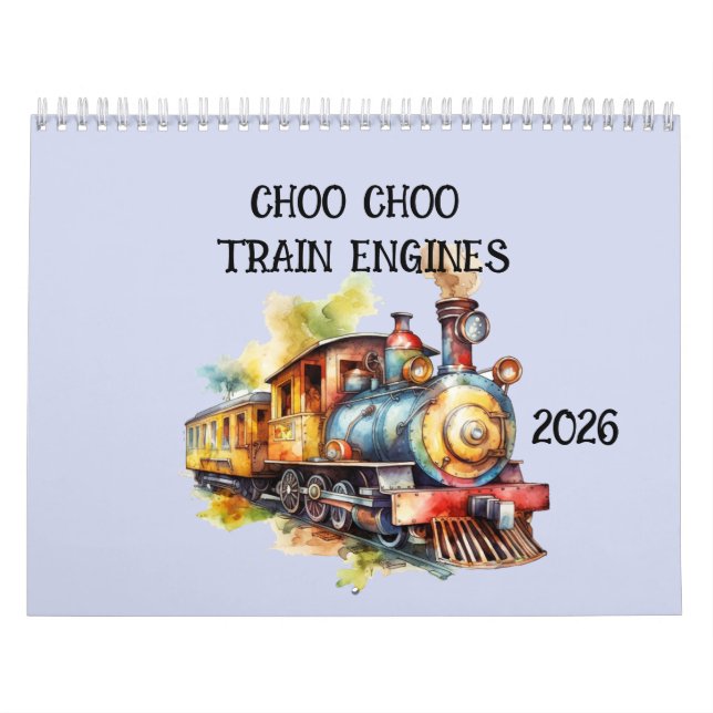 Choo Choo Tåg Engines Children's Kalender (Omslag)