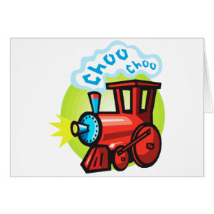 Choo Choo tåg Hälsningskort