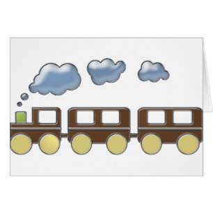 Choo Choo Tåg Hälsningskort
