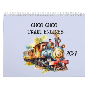 Choo Choo Tåg Lok Barn Kalender