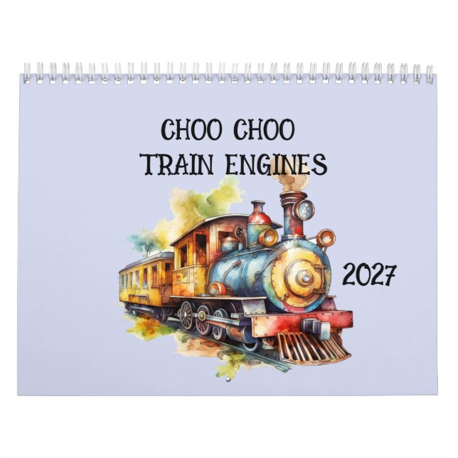 Choo Choo Tåg Lok Barn Kalender (Omslag)