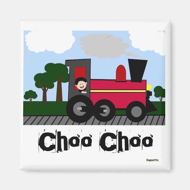 Choo Choo Tåg Magnet (Framsidan)