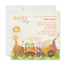 Choo Choo Tåg Pojke Baby Shower