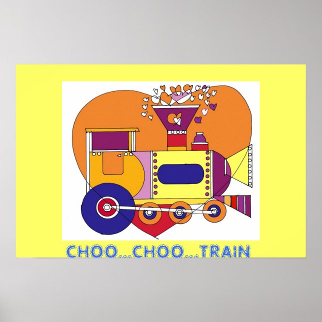 CHOO...CHOO...TÅG POSTER (Framsidan)