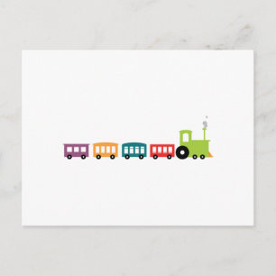 Choo Choo Tåg Vykort