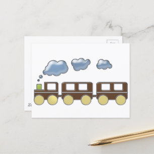Choo Choo Tåg vykort