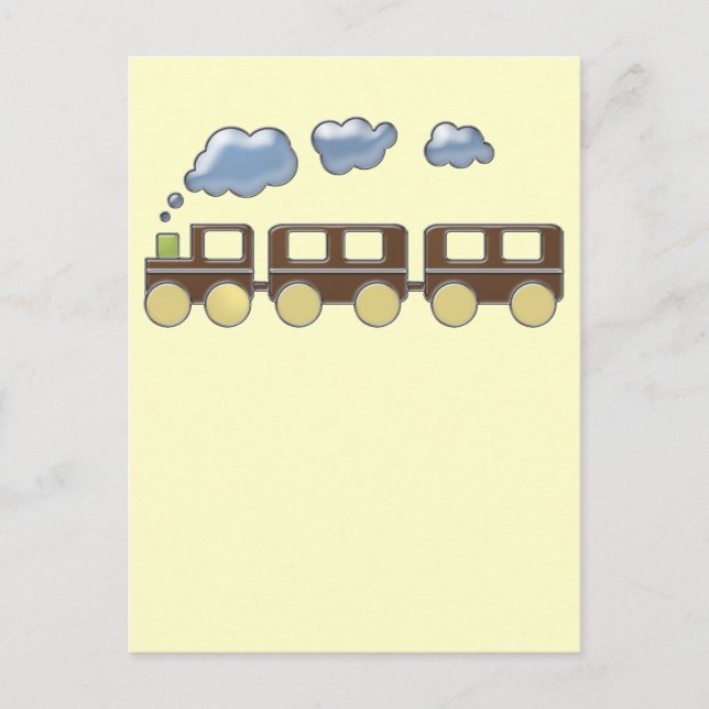 Choo Choo Tåg Vykort (Framsida)
