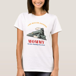 Choo Choo Train Mommy Kids Birthday T Shirt