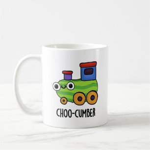 Choo cumber Funny Cucumber Pun Kaffemugg