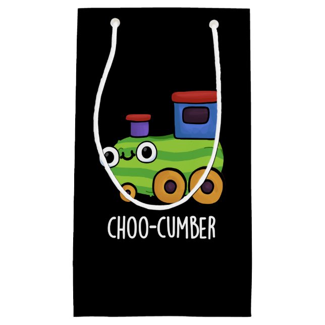 Choo-cumber Funny Cucumber Pun-Mörk BG (Framsidan)
