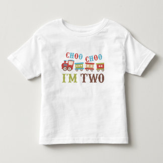 Choo, jag är två på födelsedagars T-shirt