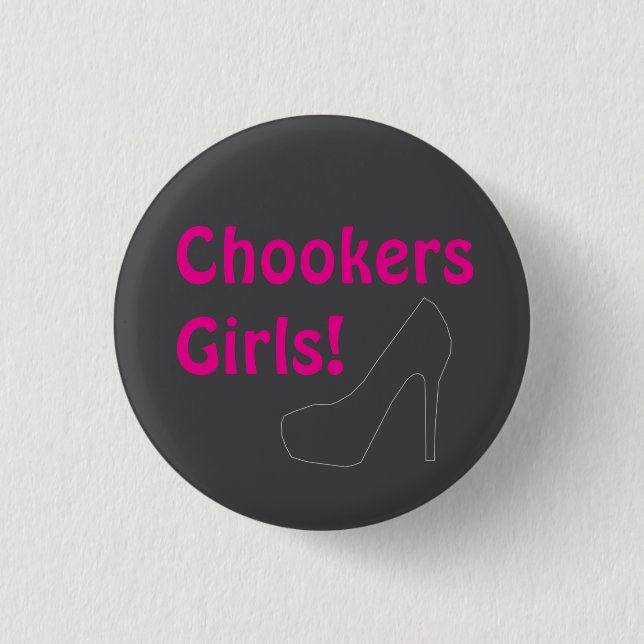 Chookers Girls! Knapp (Framsida)