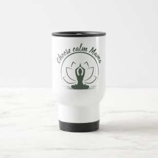 Choose Calm Mama Lotus Yoga Silhouette Design Resemugg