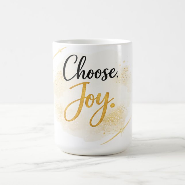 Choose Joy Inspirational Gift Mug Kaffemugg (Center)