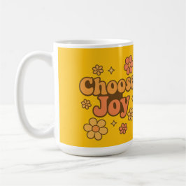 Choose Joy Minimalist Art - Positive Mindset Print Kaffemugg