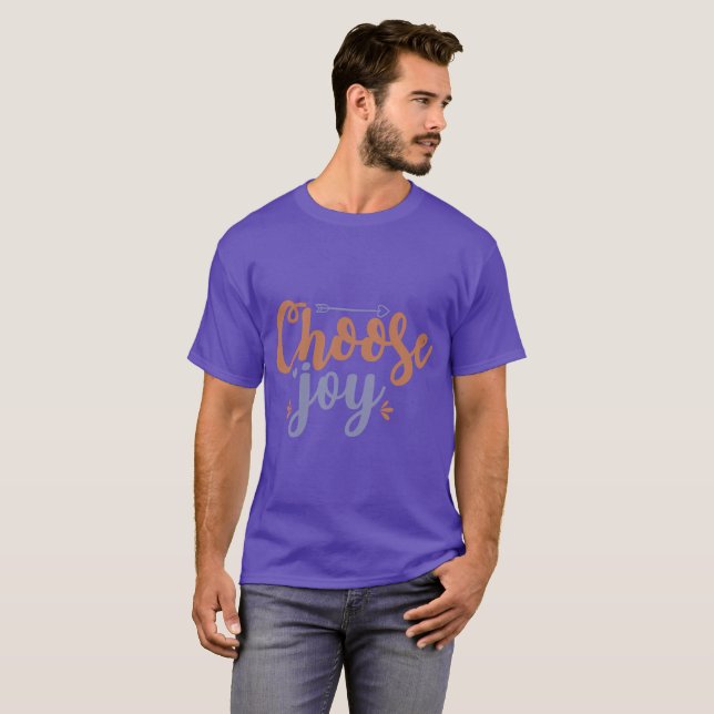 Choose Joy T Shirt (Hel framsida)