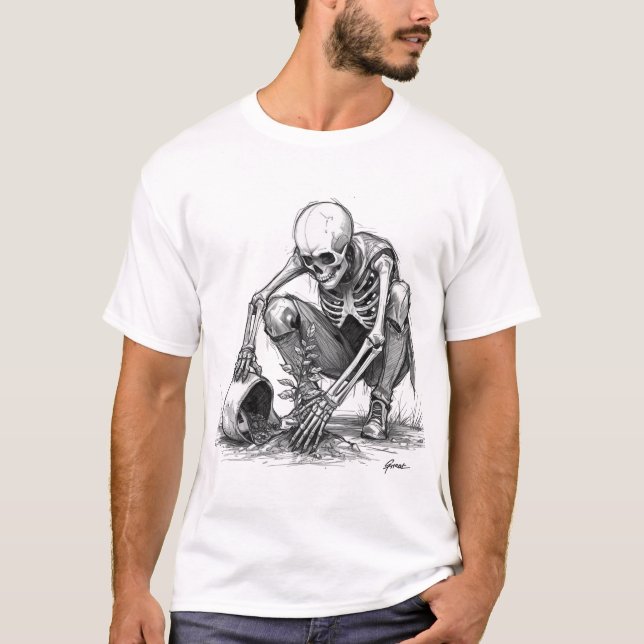 Choose Life Over War – Anti WW3 Statement Shirt T (Framsida)