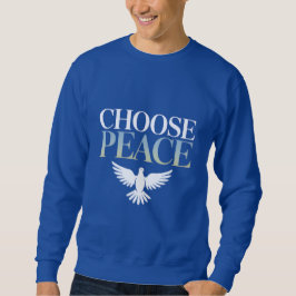 "Choose Peace" Dove - A Call for Harmony T-Shirt Lång Ärmad Tröja