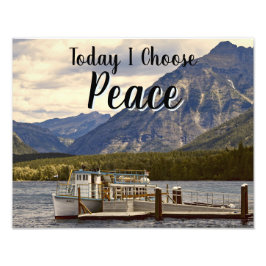 Choose Peace Photo Enlargement Fototryck