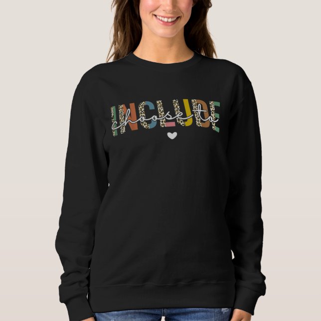 Choose To Include Special Education Teacher Autism T Shirt (Framsida)