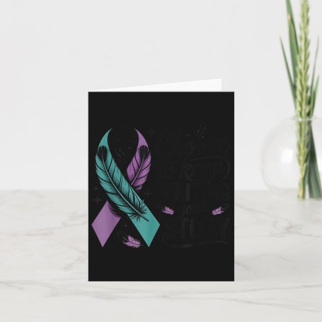 Choose To Keep Writing Your Story Insrational Quot Kort (Framsida)