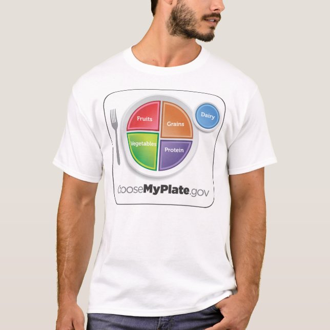 ChooseMyPlate skjorta Tee Shirt (Framsida)